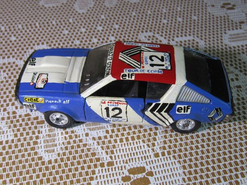595Z Solido Modified 196 Renault 17 Gordini #12 Tour De Córcega 1974 Piot 1:43 - Imagen 11 de 12