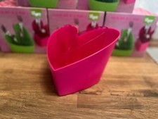Job Lot x 6  Heart Shaped cutlery, Pen, Make Up With removable inner basket New