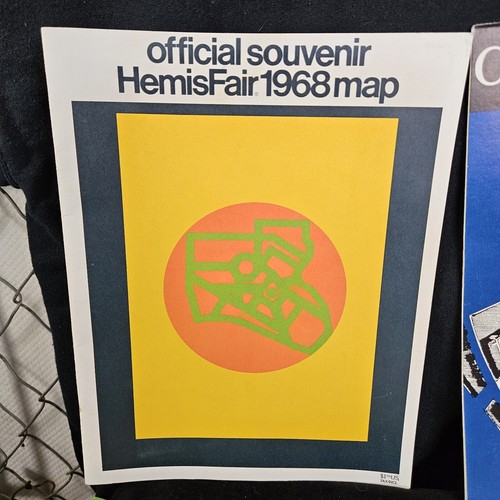 Lote de efímeros y recuerdos de colección HemisFair 1968 San Antonio (guía, mapas, folletos) - Imagen 3 de 7