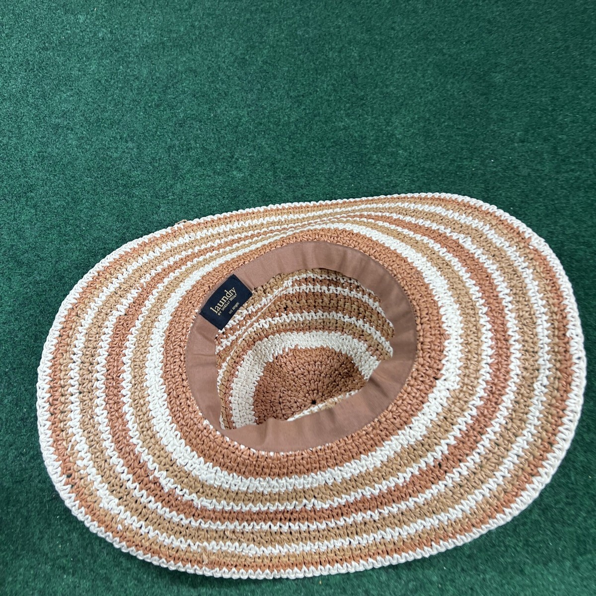 Laundry Packable Sun Hat Shelli Segal Natural Wide Brim | eBay display picture 3