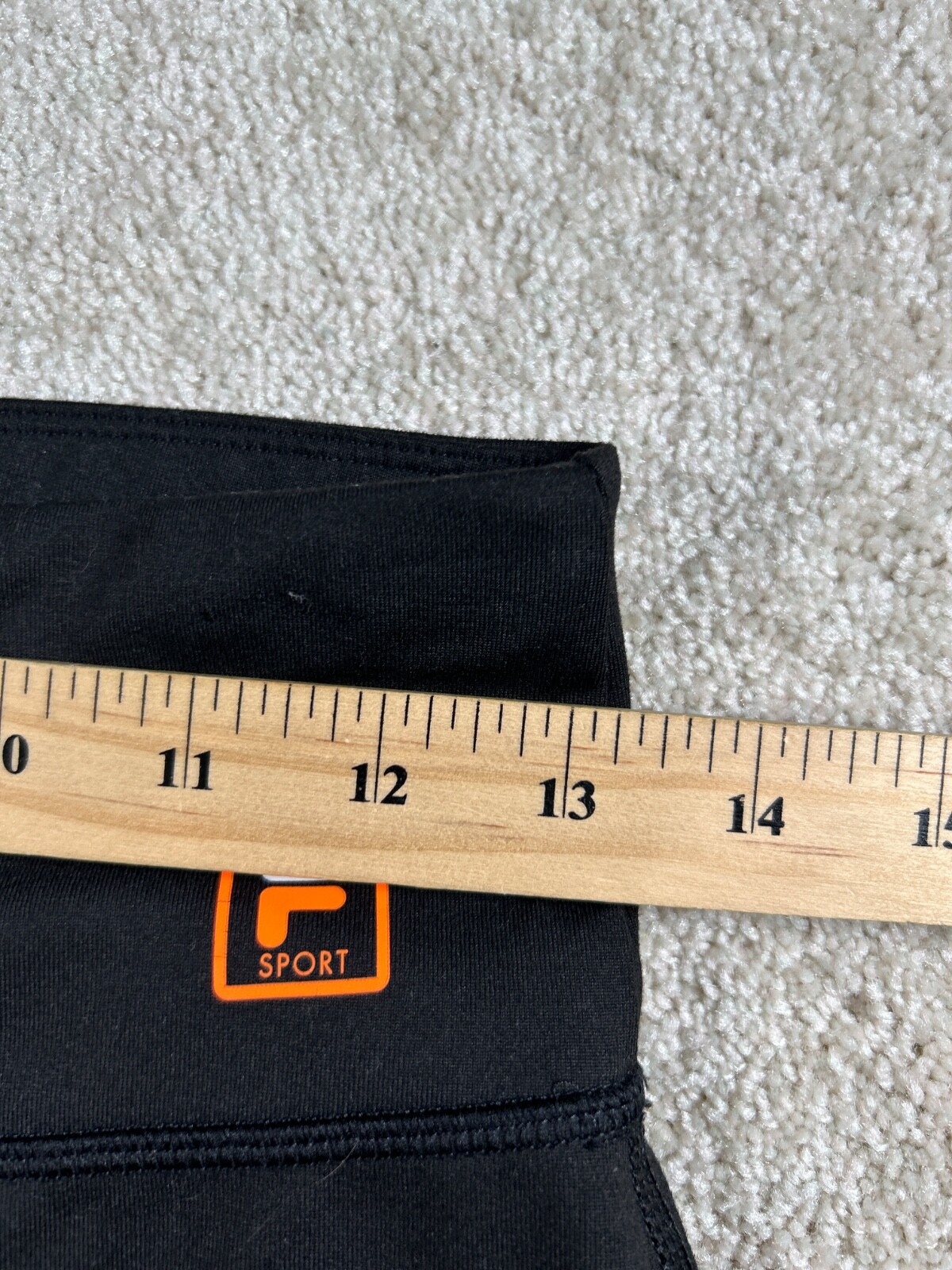 Leggings donna Fila Sport taglia S nero cropped Capri sintetico