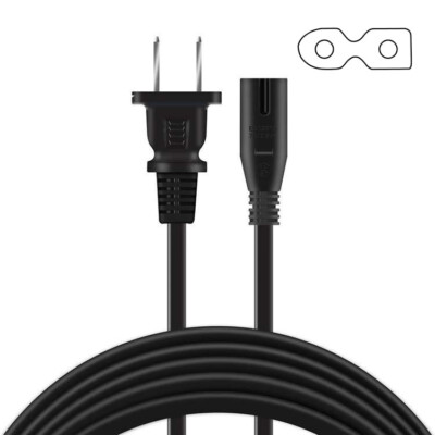 6ft AC Power Cord flat Fig8 Cable for Singer Sewing Machine Brilliance 6180 6199
