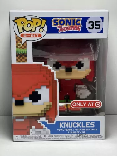 Funko POP 8-Bit Knuckles Sonic the Hedgehog #35 Only At Target