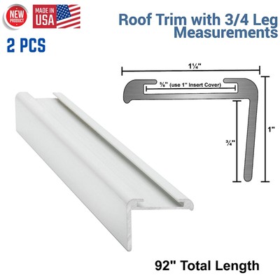100 FT Roll Champagne Vinyl Insert Molding Trim Screw Cover For Forest River RVs | RV Trim Seal, LPC Brand