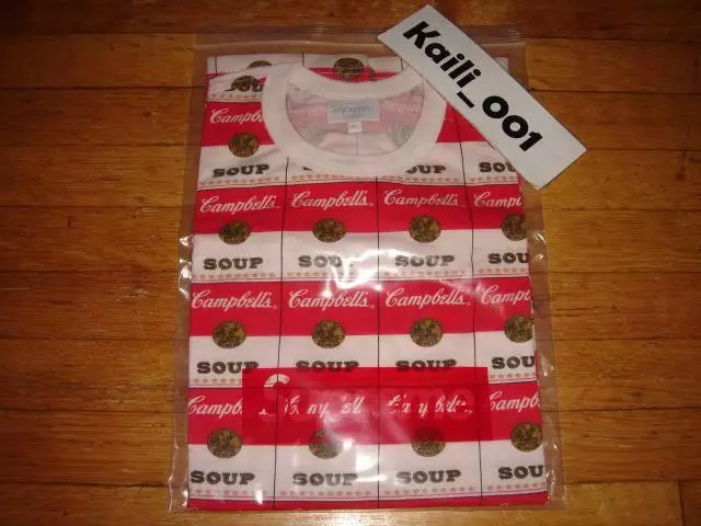 Campbells soup t clearance shirt supreme