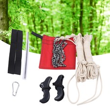 48" High Reach Limb Handkettens&auml;ge Kit w/ Seilwurf Gewichtstasche 65 Manganstahl