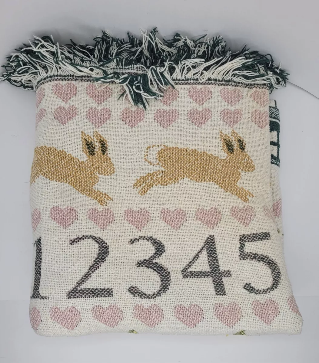 Knitted tapestry online wall hanging