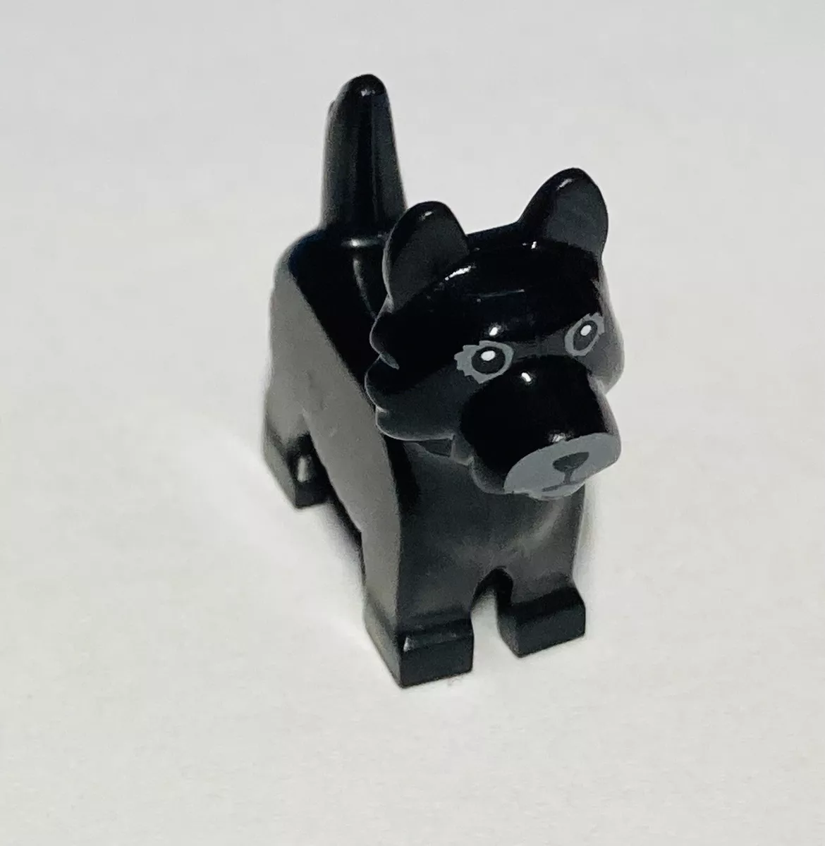 LEGO City Black Terrier Scottie Schnauzer Dog New Minifigure Small