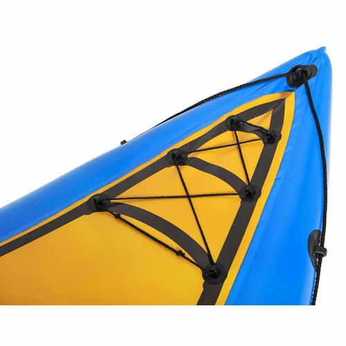 CANOË KAYAK COVE CHAMPION GONFLABLE 1 PLACE 375 X 81 X 45 CM RAMI BESTWAY NEUF - Photo 7/9