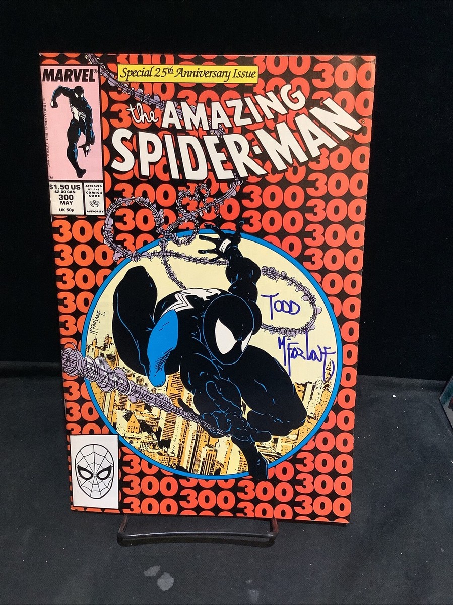 アメコミリーフ Spider-Man Spider's Shadow サイン入り アメイジングスパイダーマン #378 アメコミ リーフ 原書