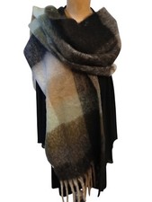 Comfy Warm Fringe End Wrap Around Scarf NWT or Wrap