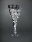 VINTAGE TIFFIN BYZANTINE CLARET WINE GLASS 15037 MINT 6 1/4 " TALL 1950-1970 — photo 4