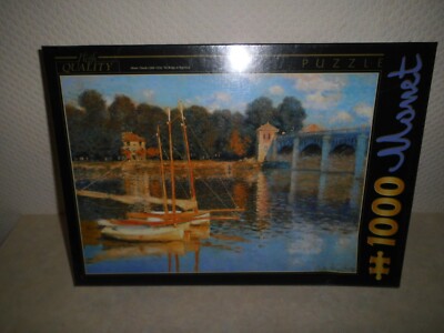  NEU: Puzzle - Claude MONET: The Bridge at Argenteuil *1000 Teile, OVP, ab 14+