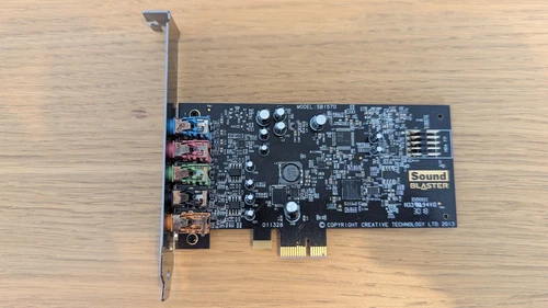 Creative Technology Audigy FX 5.1 Sound Blaster PCIe Card SB1570