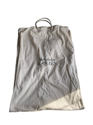 Alexander Mcqueen Garment Bag/ Suit Bag Thick Cotton 64x24x3
