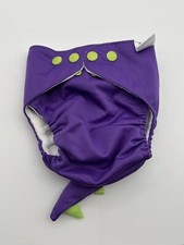 Super Bottoms Baby Cloth Diapers Cute Dinosaur Removable Tail 0-3 Months Eco NWT