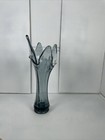 Fenton Blue Grey 8.5 inch Vase