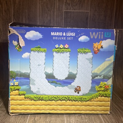 Nintendo Wii U Mario & Luigi Deluxe Set 32 GB Black EMPTY BOX ONLY
