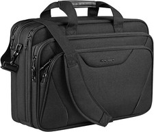 18" Laptop Bag Premium Laptop Briefcase Fits up to 17.3 Inch Laptop Expandable