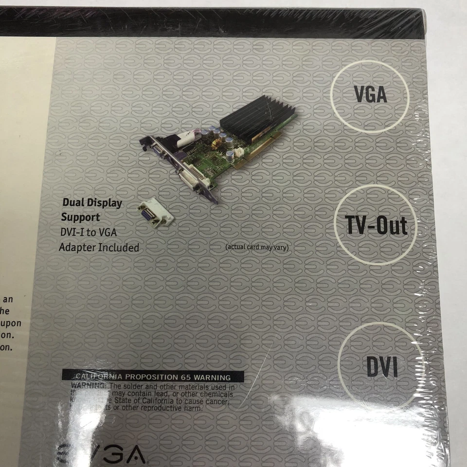 EVGA NVIDIA GeForce 6200 256MB DDR2 SDRAM PCI Video Card (256P1N399LX) - Image 4 of 4