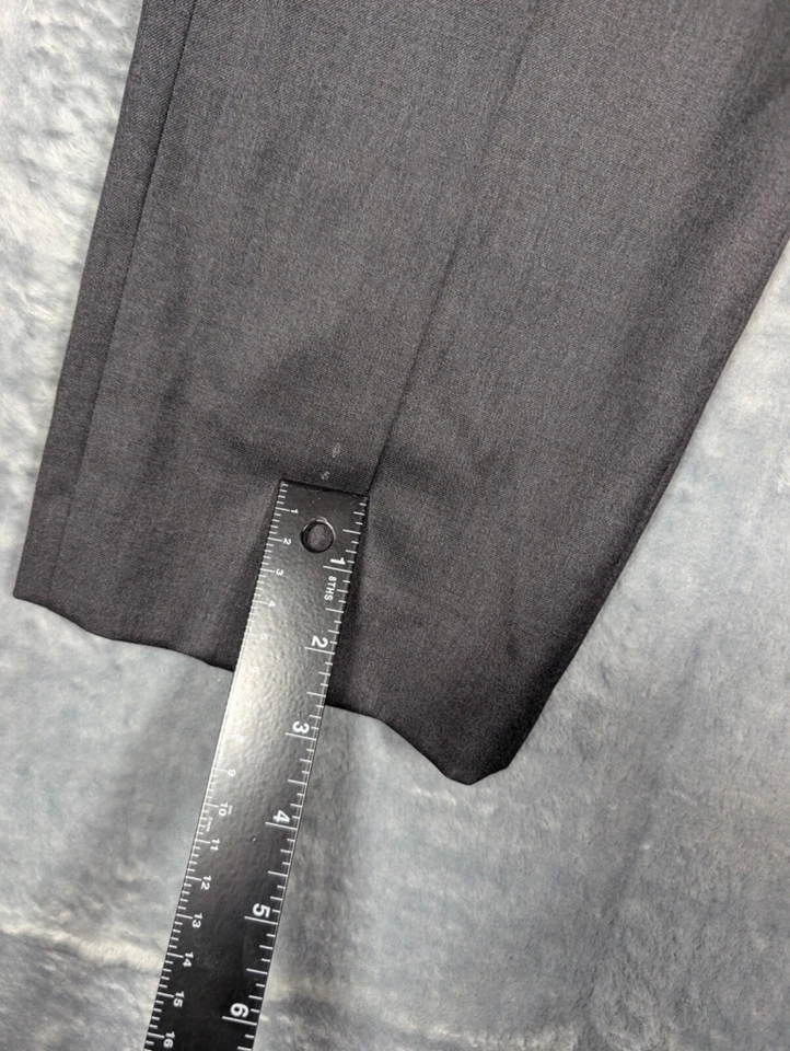 Pantalón Antonio Melani Loro Piana Mujer 10 Negro Cuatro Estaciones Super 130s Lana Foto 3 de 4