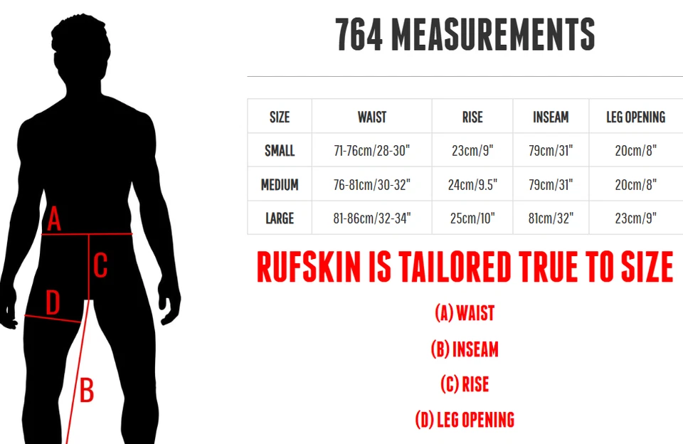 Legging deportivo RUFSKIN 764 Premium 4 vías elástico microfibra sublimación estampado 80 Foto 4 de 4