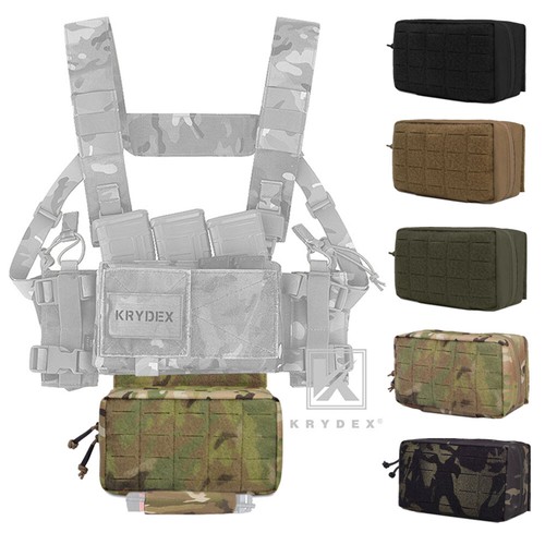 KRYDEX Tactical Hanger Drop Pouch w/ Inserts for MK3 MK4 Chest Rig D3CR