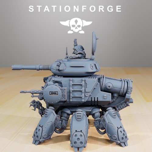 Scavenger Tank Crawler, Tech Adepts, Mech Division, Stationforge LEGS ONLY - Picture 3 of 4