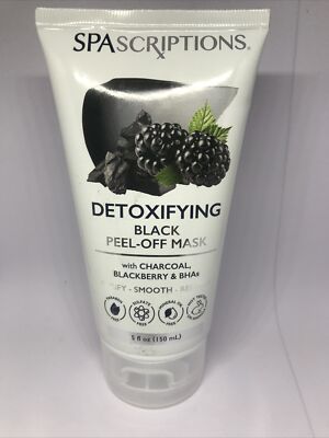 Detoxifying Black Peel-Off Mask w/ Charcoal, Blackberry and Beta Hydroxy Acids