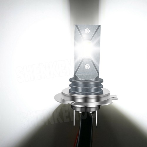 LED Headlight Bulbs High/Low Beam H7 For 2008-2017 Mercedes-Benz C300 White - Picture 14 of 16