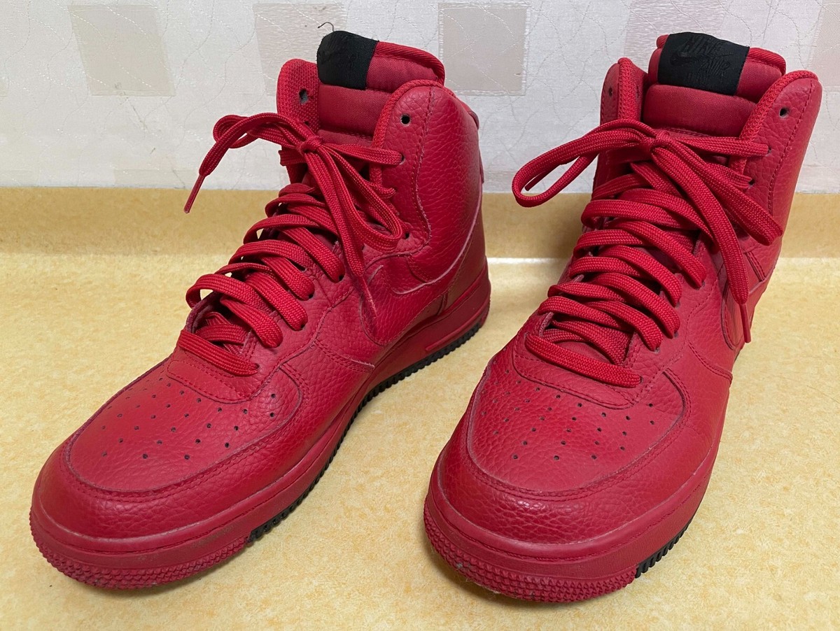 nike air force 1 high red Men US8 size used Excellent condition | eBay