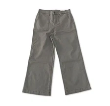 Style & Co Womens 8 Olive Green Workman Wide Leg Cargo Pants NWT CR42