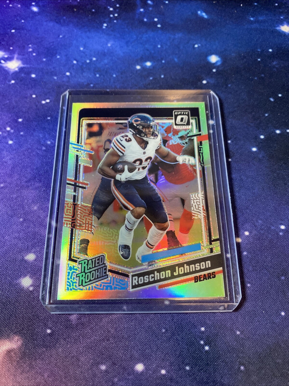 2023 Panini Donruss Optic - Rated Rookie Holo Prizm #217 Roschon Johnson (RC)
