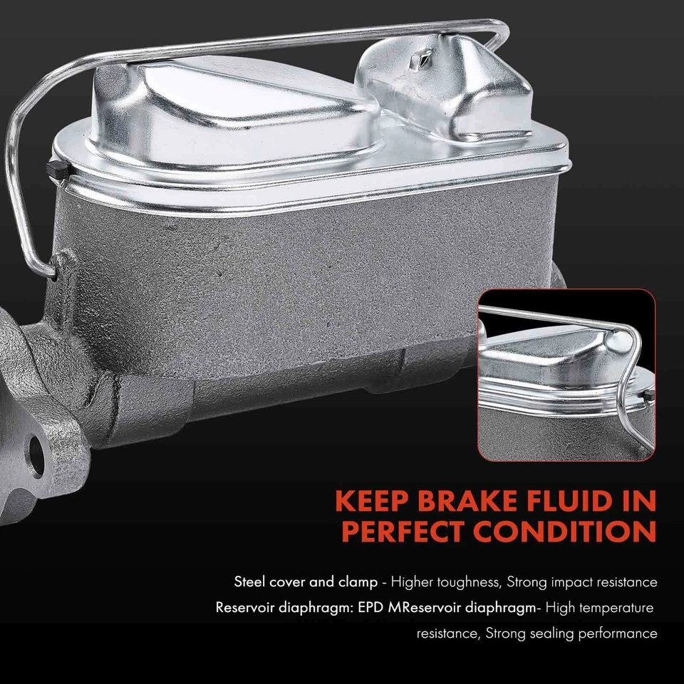 Brake Master Cylinder for Chevrolet C10 Pickup C10 Suburban GMC C15 Suburban G15 - Image 3 of 4