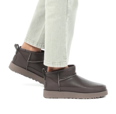UGG Classic Ultra Mini Sugar Thunder Gray Stone 9 40