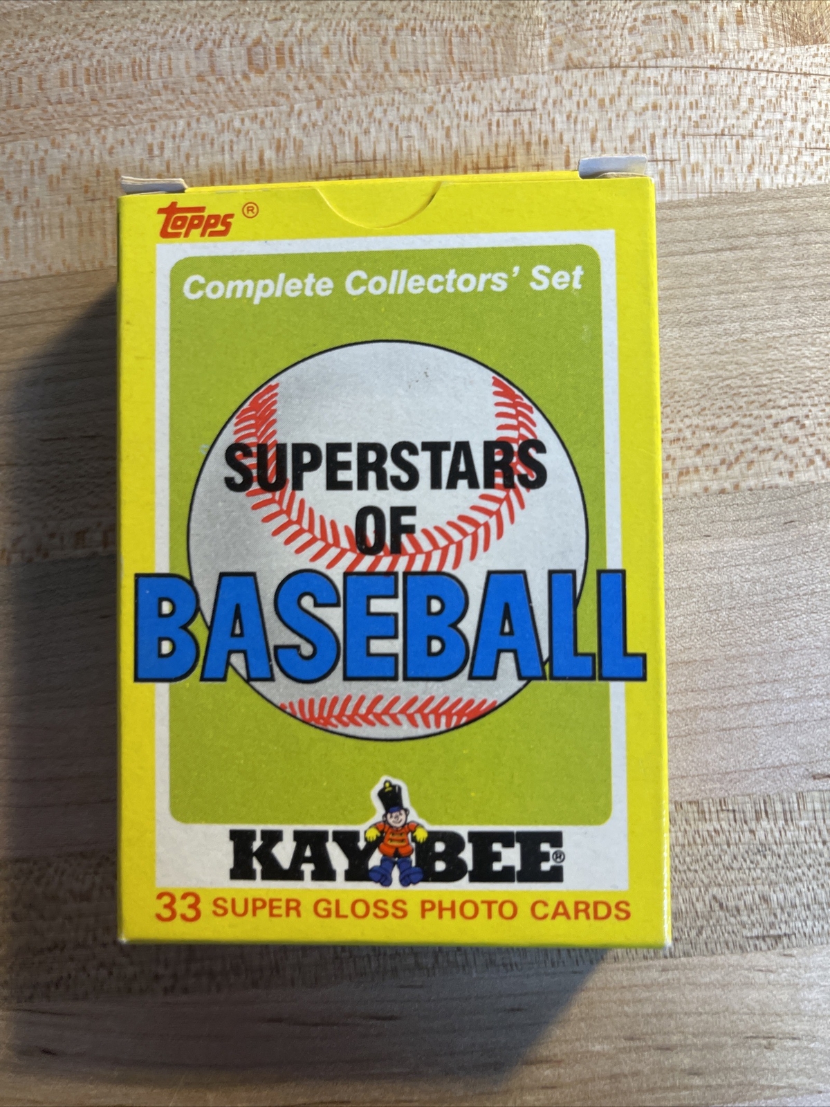 1987 Topps Kaybee Toys Superstars of Baseball Complete Set of 33 Cards