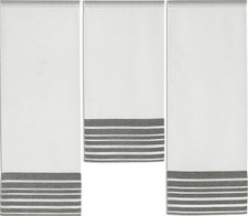 Design Mini Flächenvorhang Set anthrazit Schiebevorhang Schiebegardine 4027-02