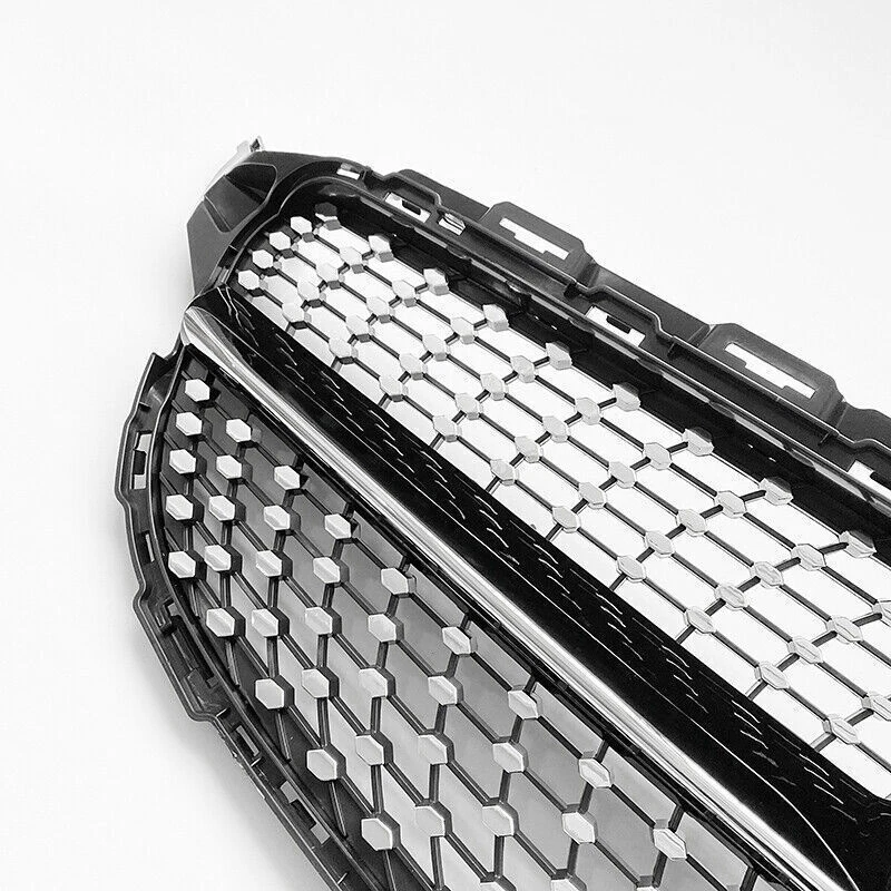 Front Bumper Grill Grille For Mercedes Benz 2015-2018 W205 C250 C180 C200 C300 Foto 3 de 4