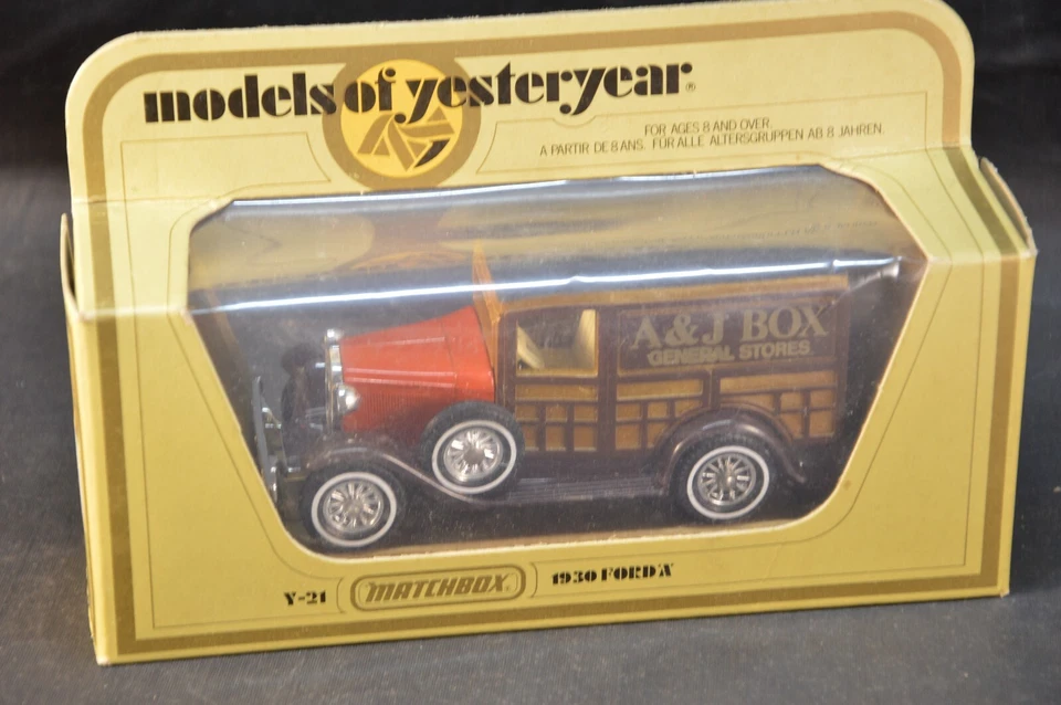MATCHBOX MODELS OF YESTERYEAR 1930 FORD A Y-21 SCALA 1/40 AEJ BOX GENERAL STORES - Immagine 2 di 4