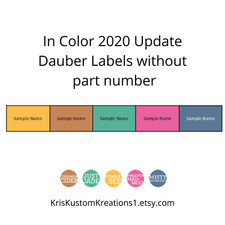 Stampin Up Paper Cardstock 2020 - 2022 Tool Sponge Dauber Organizer Template