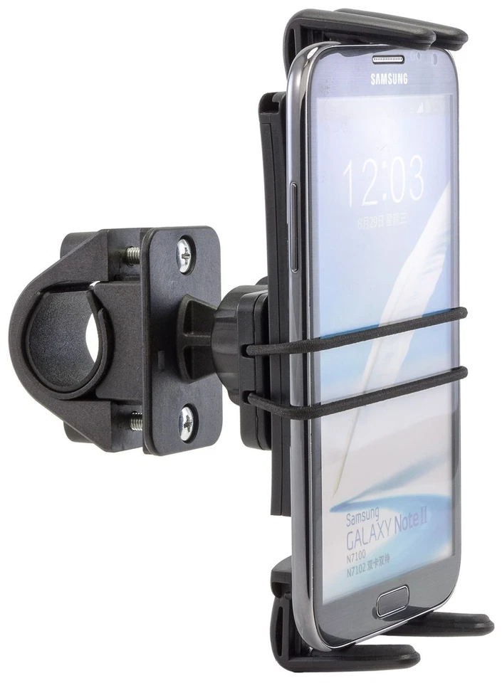 Soporte de manillar de motocicleta/bicicleta para Apple iPhone, Samsung Galaxy, Google Pixel Foto 4 de 4
