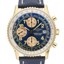 Breitling Old Navitimer K13022 with 41.5mm 18ct Rose Gold case and Blue dial....