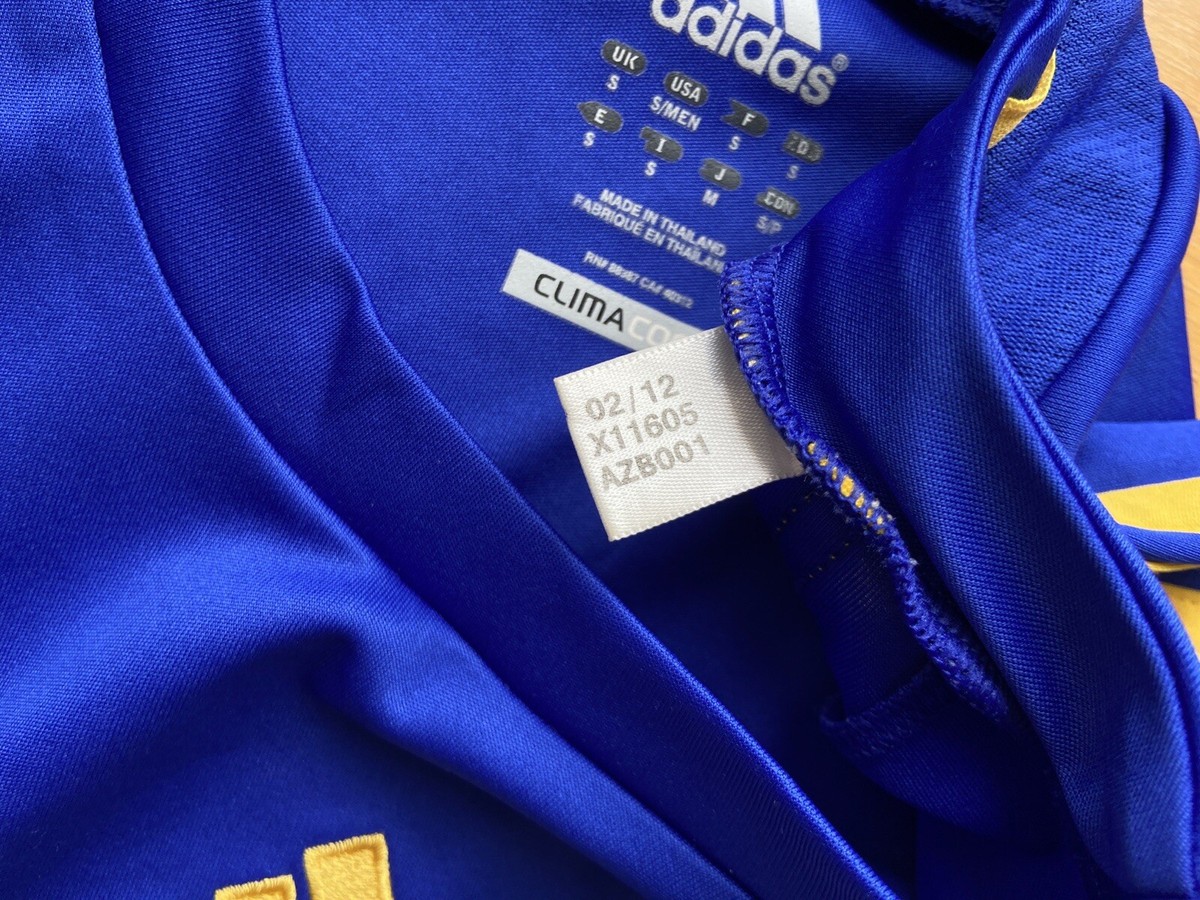 UKRAINE 2012 2013 AWAY FOOTBALL SHIRT SOCCER JERSEY ADIDAS X11605