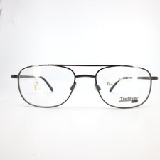 Traditions T03 COL 20 Gunmetal Gray Aviator Full Rim Glasses Frames 53-18-135 A3