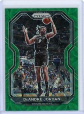 2020-21 Panini Prizm Basketball Choice Green Scope Prizm #140 Deandre Jordan 1/8