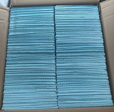 Avalon Papers 1083 Professional Towels 3 Ply Tissue/Poly 13in X 18in Blue 500PK