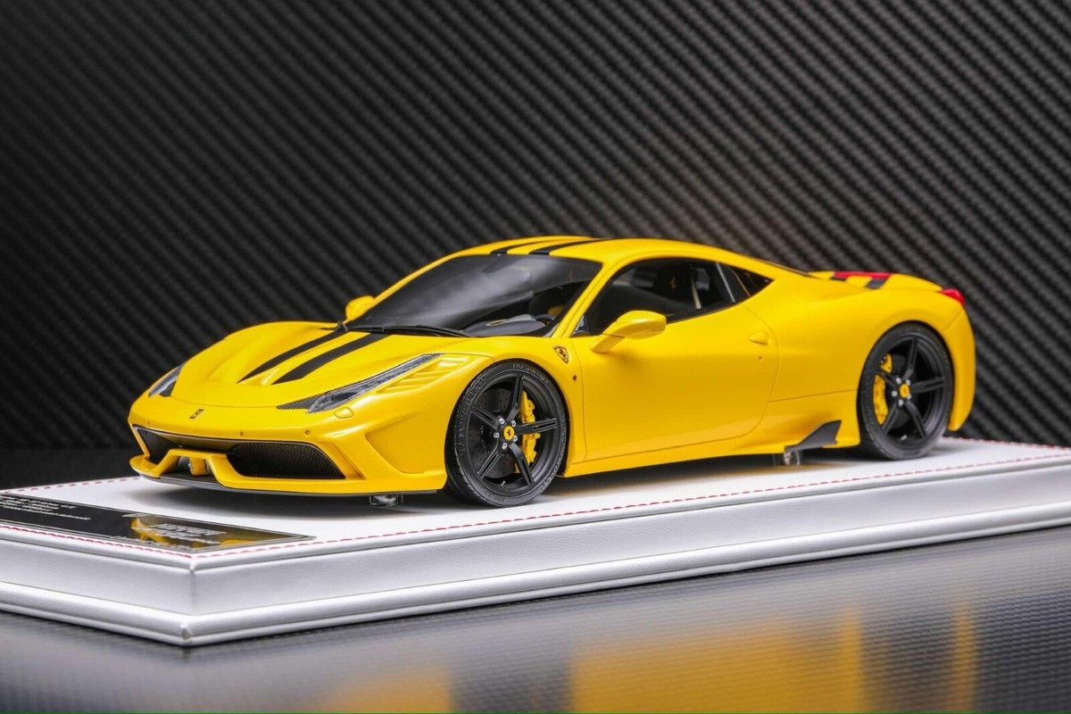 Ferrari 458 Speciale (Yellow/ Black Stripe) [Davis & Giovanni] 1