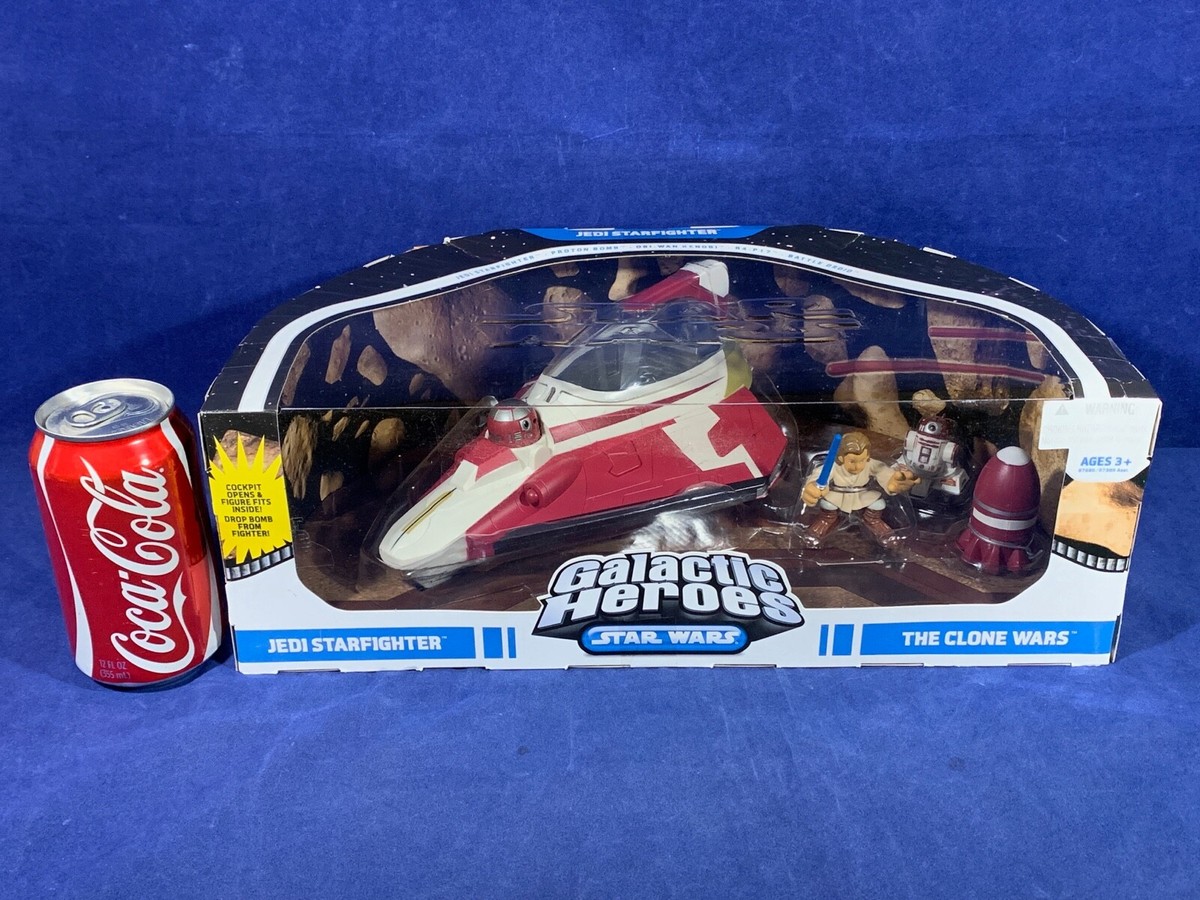 Star Wars Galactic Heroes JEDI STARFIGHTER - The Clone Wars