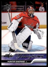Hunter Shepard Rookie 2023-24 Upper Deck Young Guns #491 Hockey Card Washington