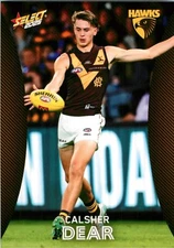 2025 Hawthorn Hawks AFL Select Footy Stars Card - Calsher Dear